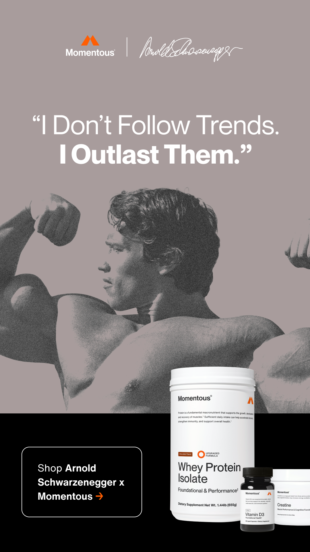 Momentous Facebook ad