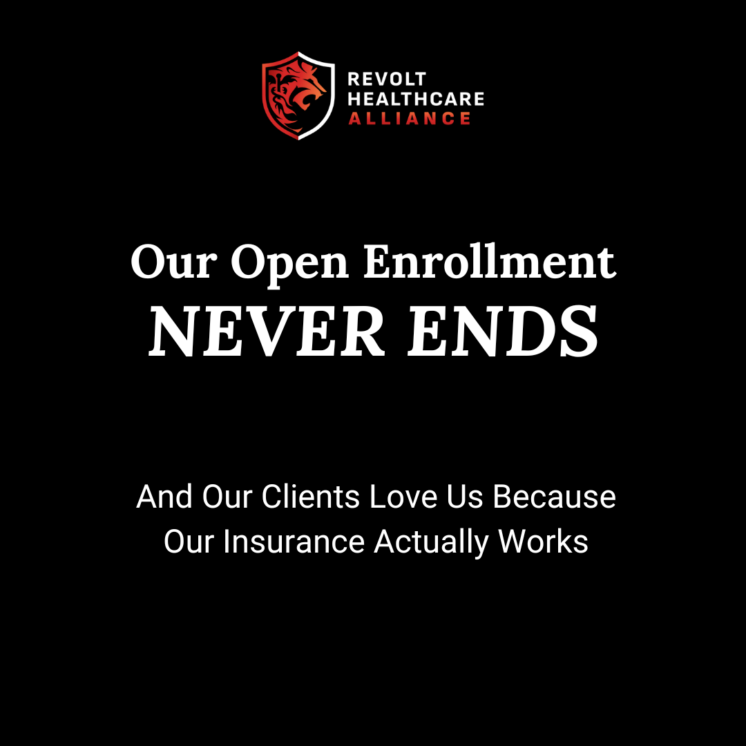 Revolt Healthcare Alliance Facebook ad