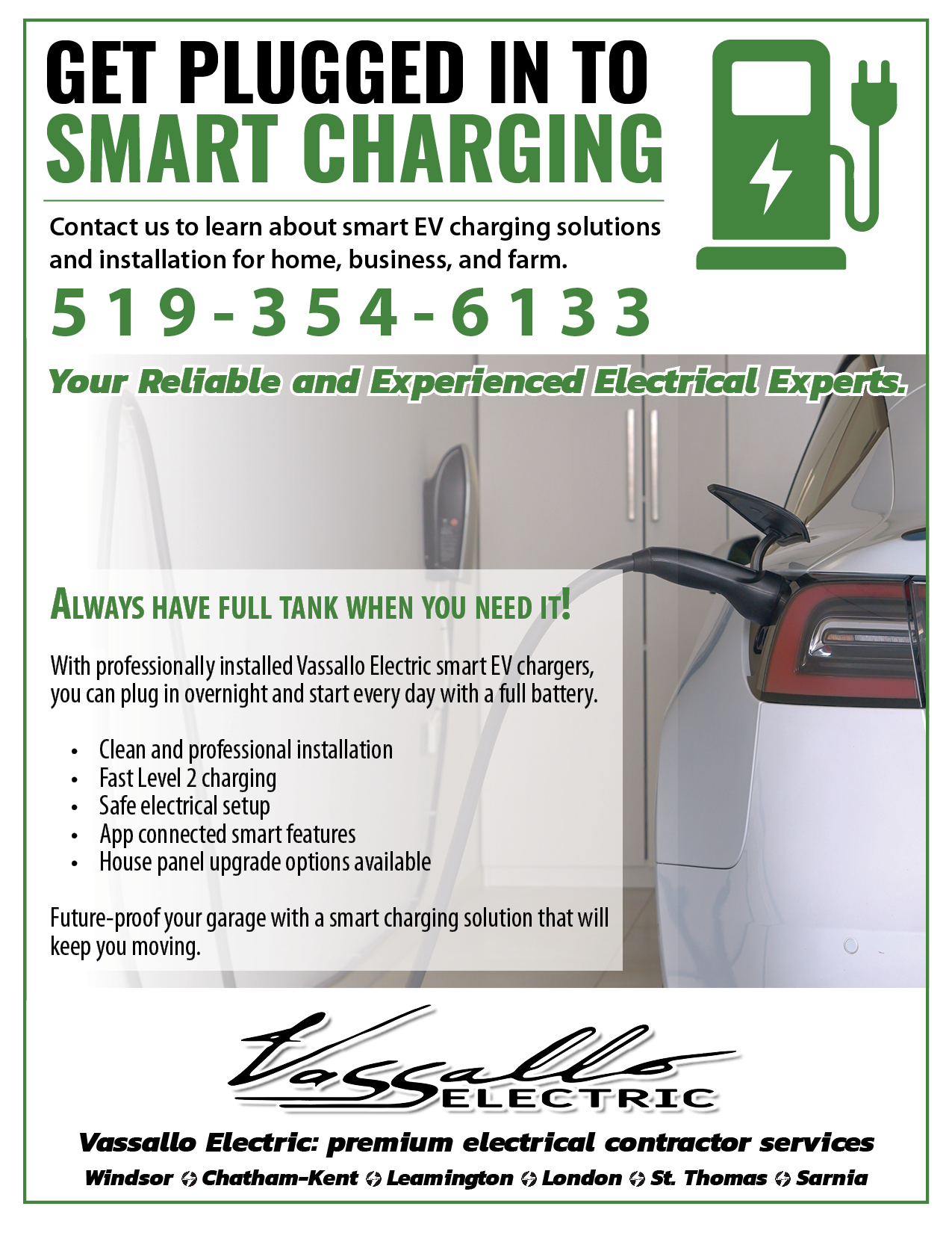 Vassallo Electric Canada Facebook ad