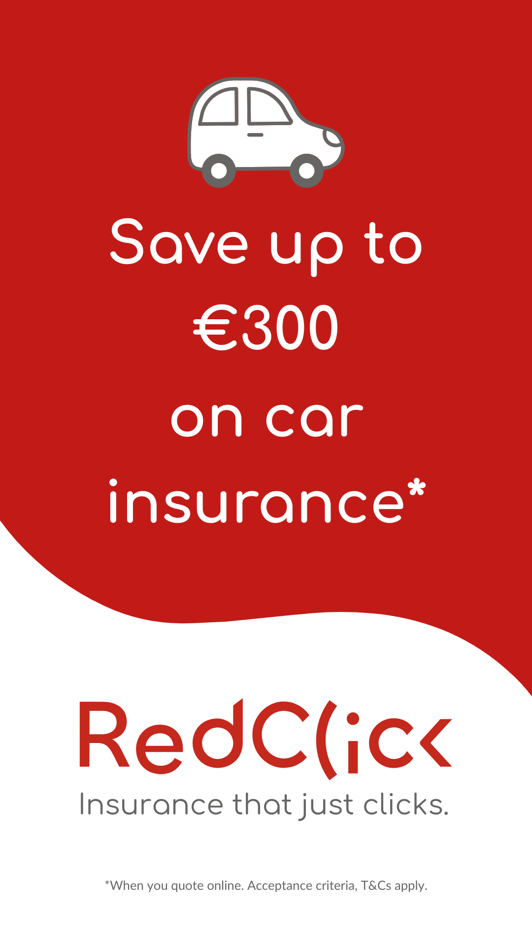 RedClick Ireland Facebook ad from Apr 1, 2026