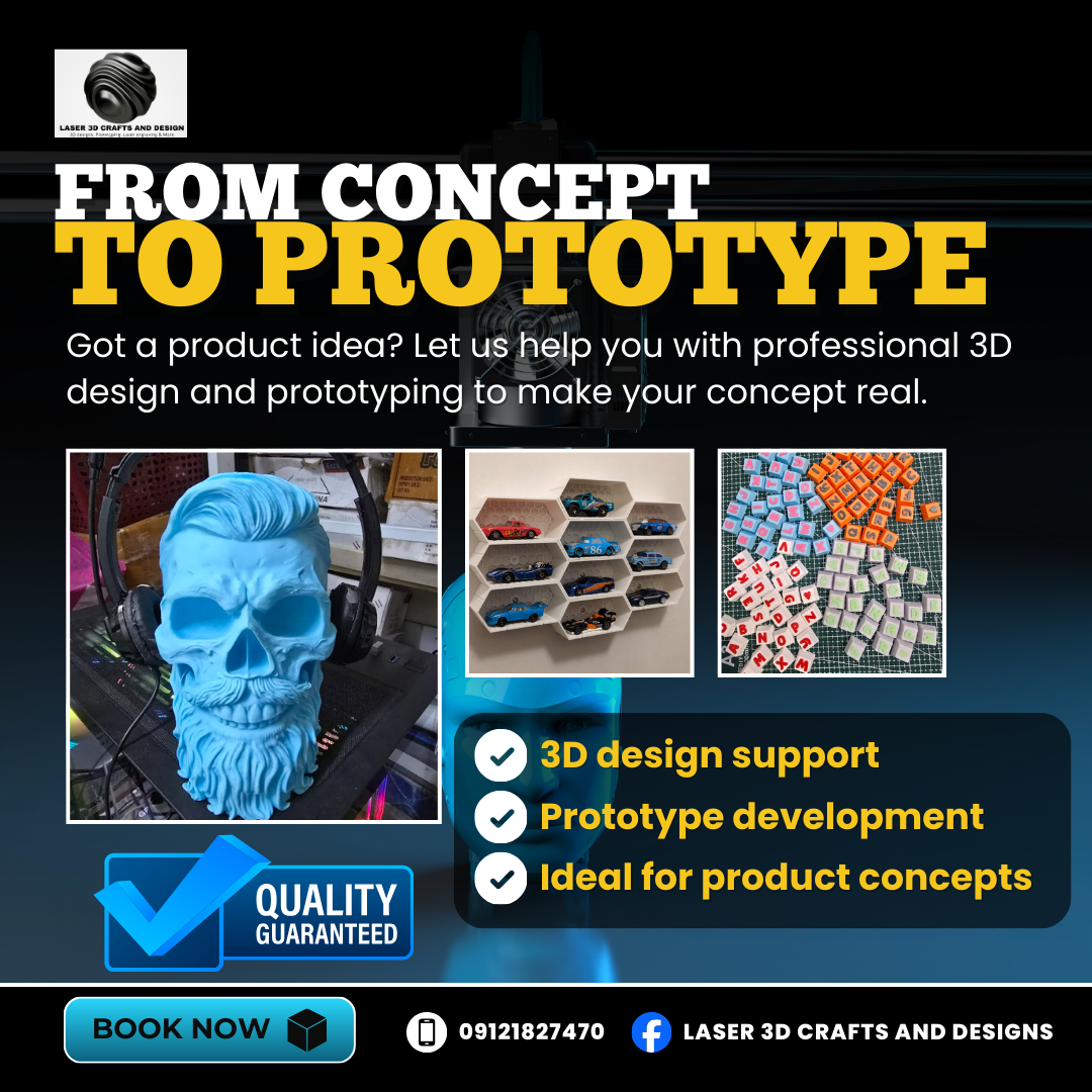 Laser 3D Crafts and Designs Facebook ad: Chat on Messenger
