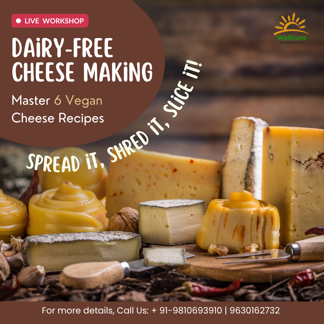 Wellcure Facebook ad: Make Vegan Cheese at Home, ₹749 Only