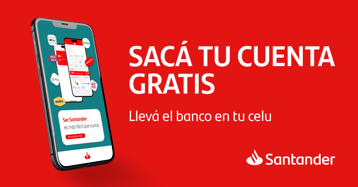 Santander Argentina Facebook ad