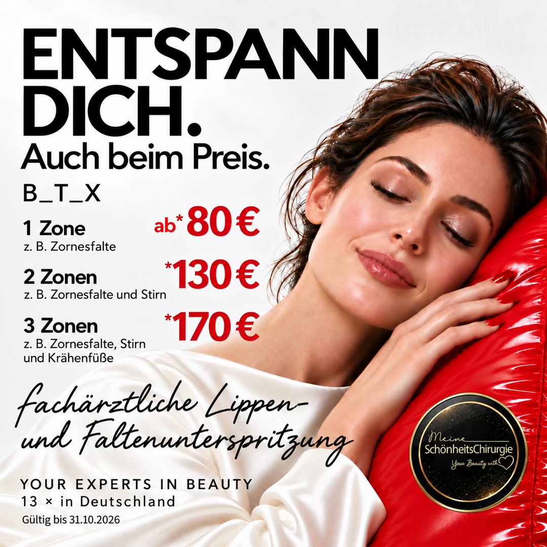 Meine Schönheitschirurgie Facebook ad: Wir freuen uns auf Euch, Termin