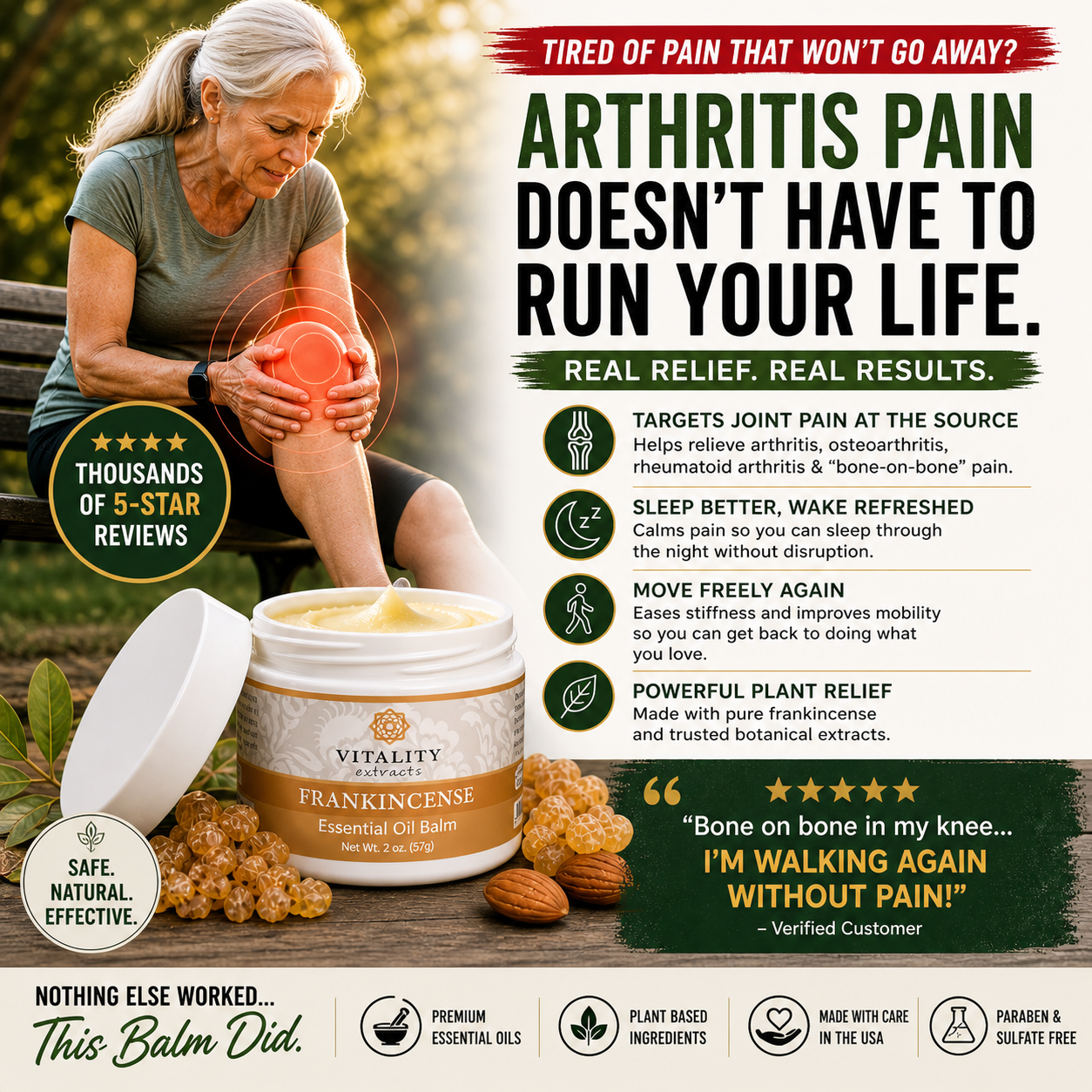 Vitality Extracts Essential Oils Facebook ad