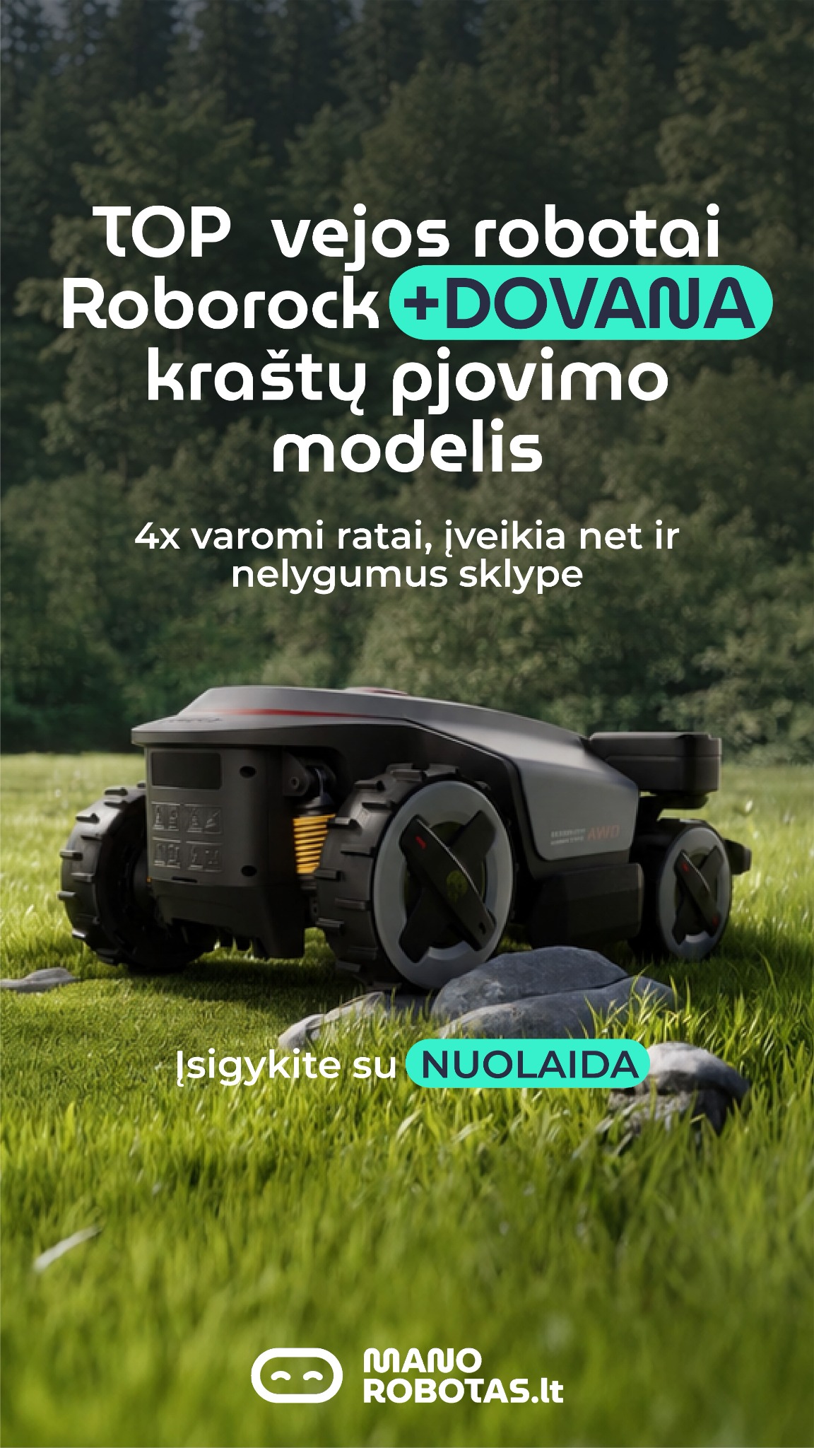 manorobotas.lt Facebook ad