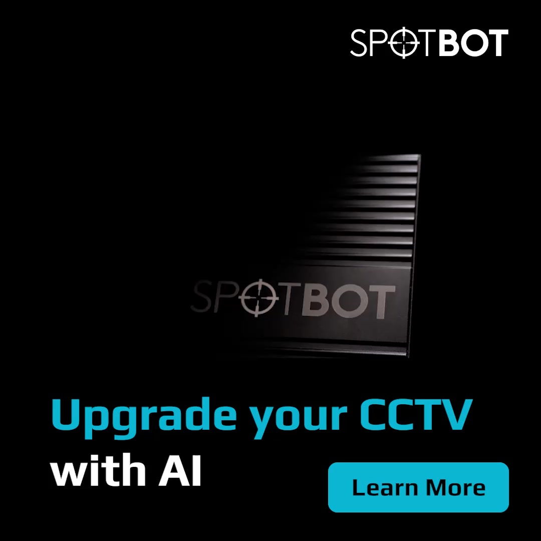 SPOTBOT Facebook ad: Your AI Security Upgrade