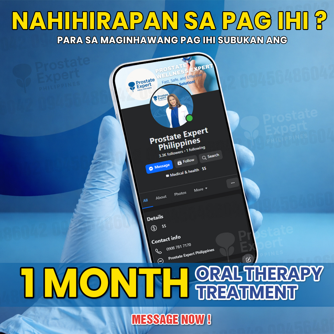Prostate Expert Philippines Facebook ad: 1-Month Prostate Program