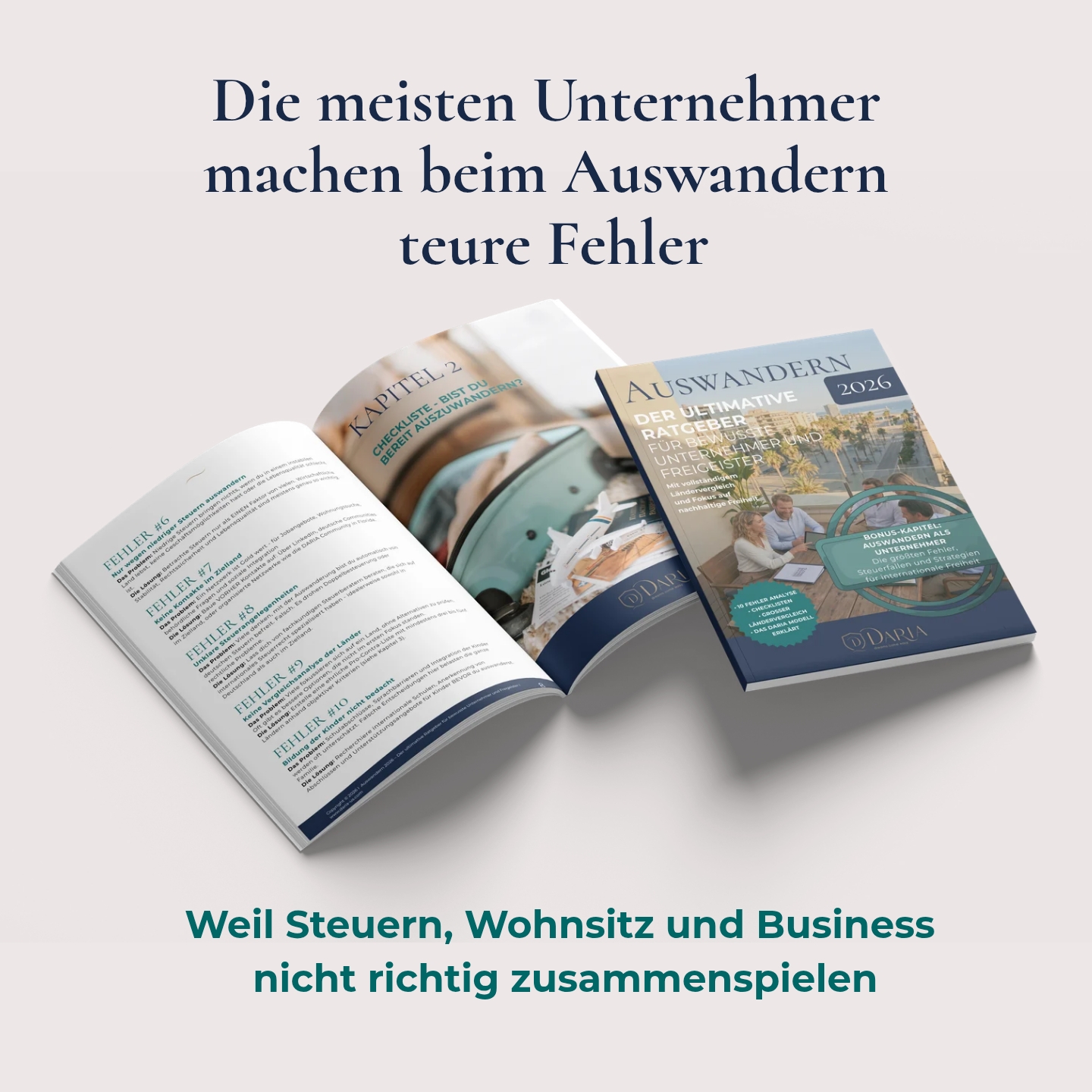 Daria US Group Facebook ad: Auswandern Business