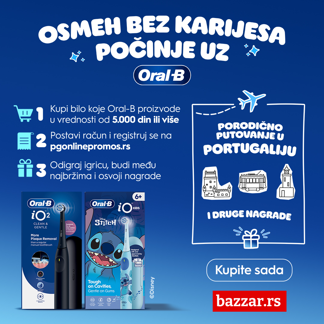Oral-B Srbija Facebook ad: Sjajne nagrade za blistav osmeh!