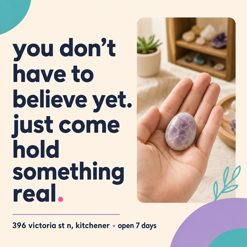The Rock Space Facebook ad: Hold something real. Open 7 days.