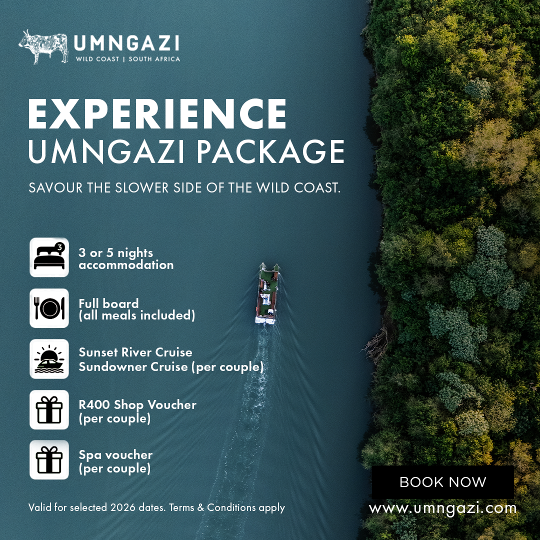 Umngazi Hotel & Spa Facebook ad: THIS IS HOW YOU ESCAPE.