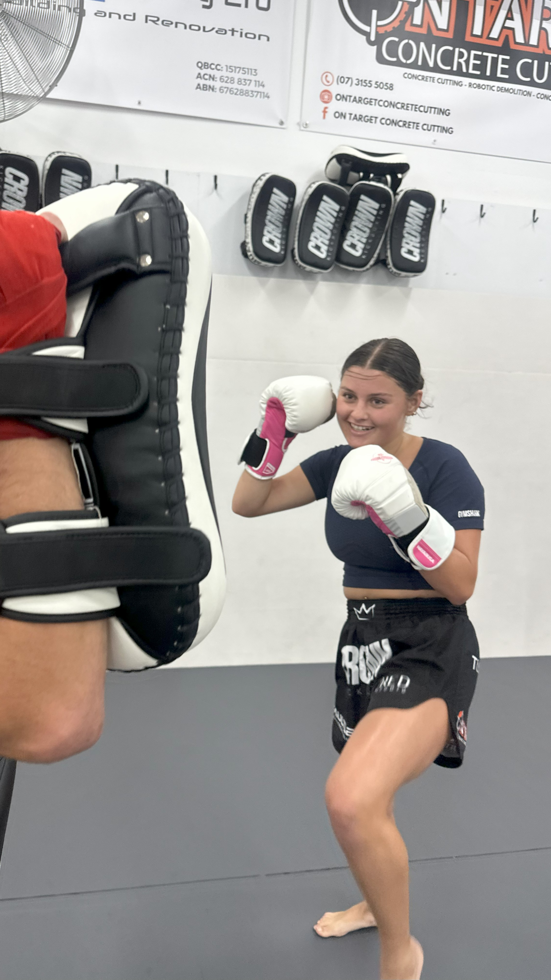 Crown Kickboxing Facebook ad: 70% OFF! Plus Free Gloves!