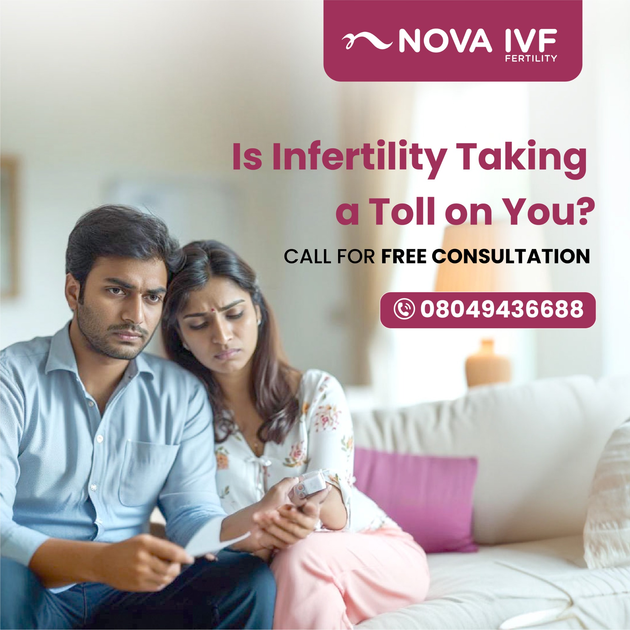 Nova IVF Fertility West Bengal Facebook ad from Jun 5, 2026