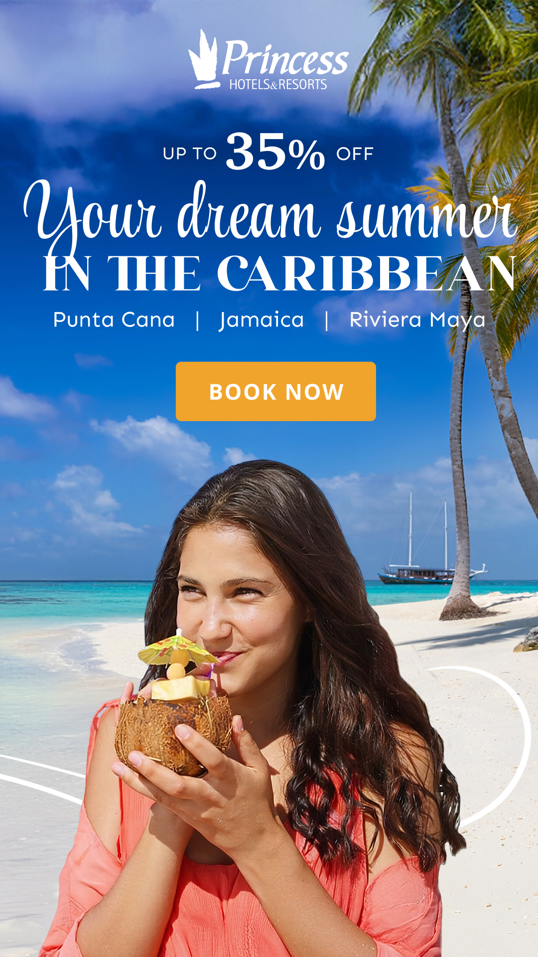 Princess Hotels & Resorts Facebook ad