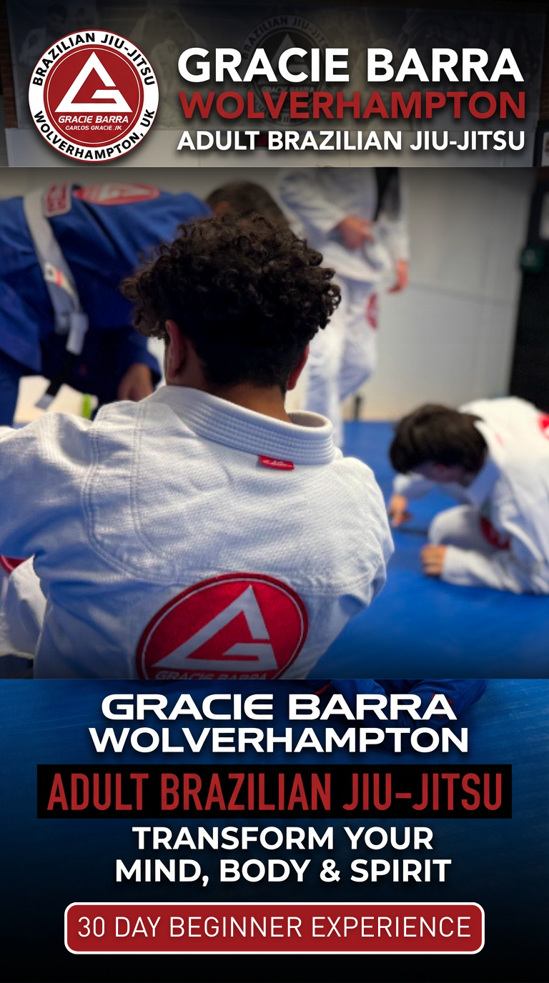 Gracie Barra Wolverhampton Facebook ad from Feb 25, 2026