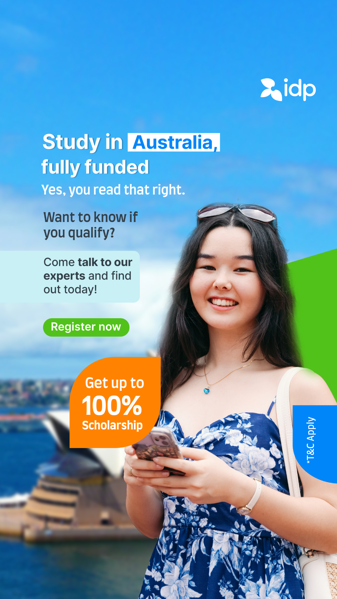 IDP Education Facebook ad