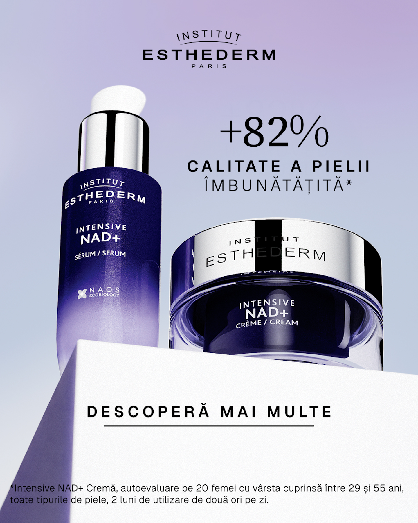 Institut Esthederm Facebook ad: INTENSIVE NAD+