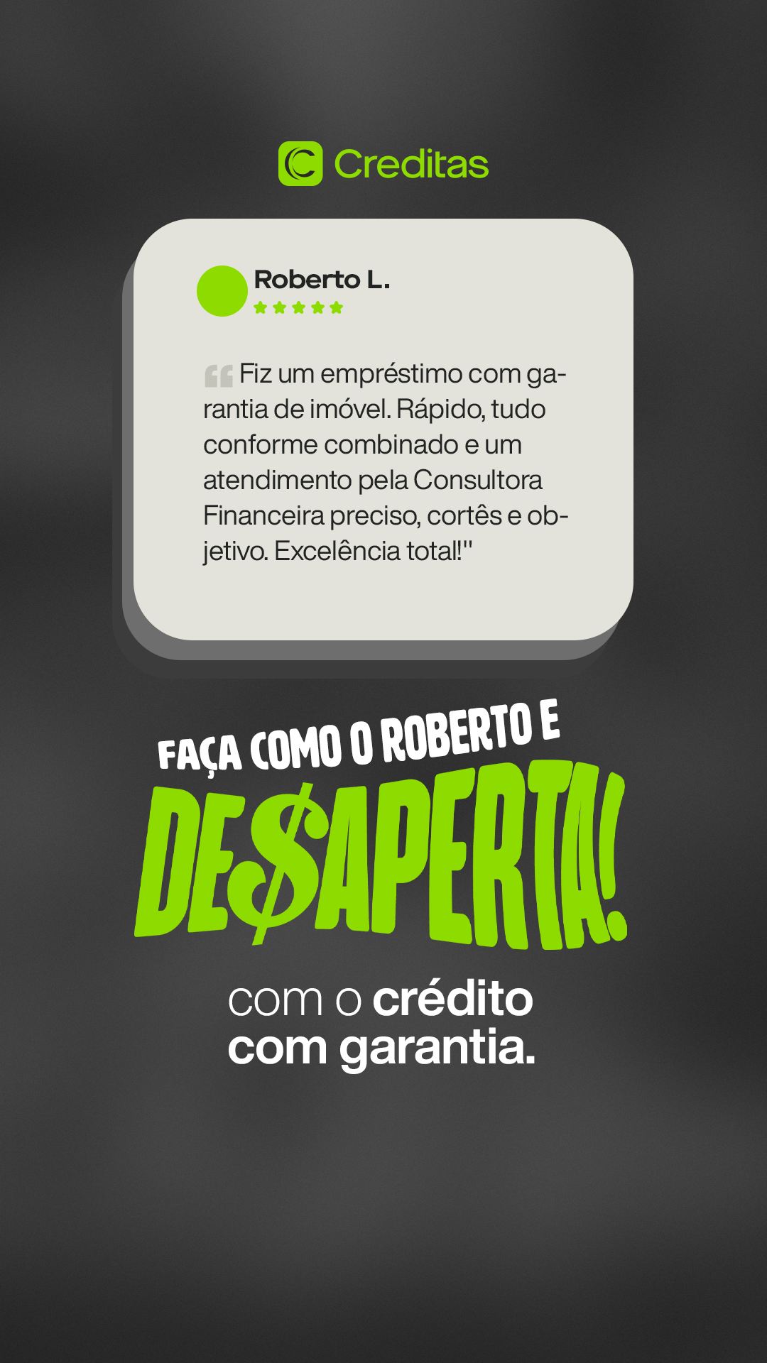 Creditas Facebook ad