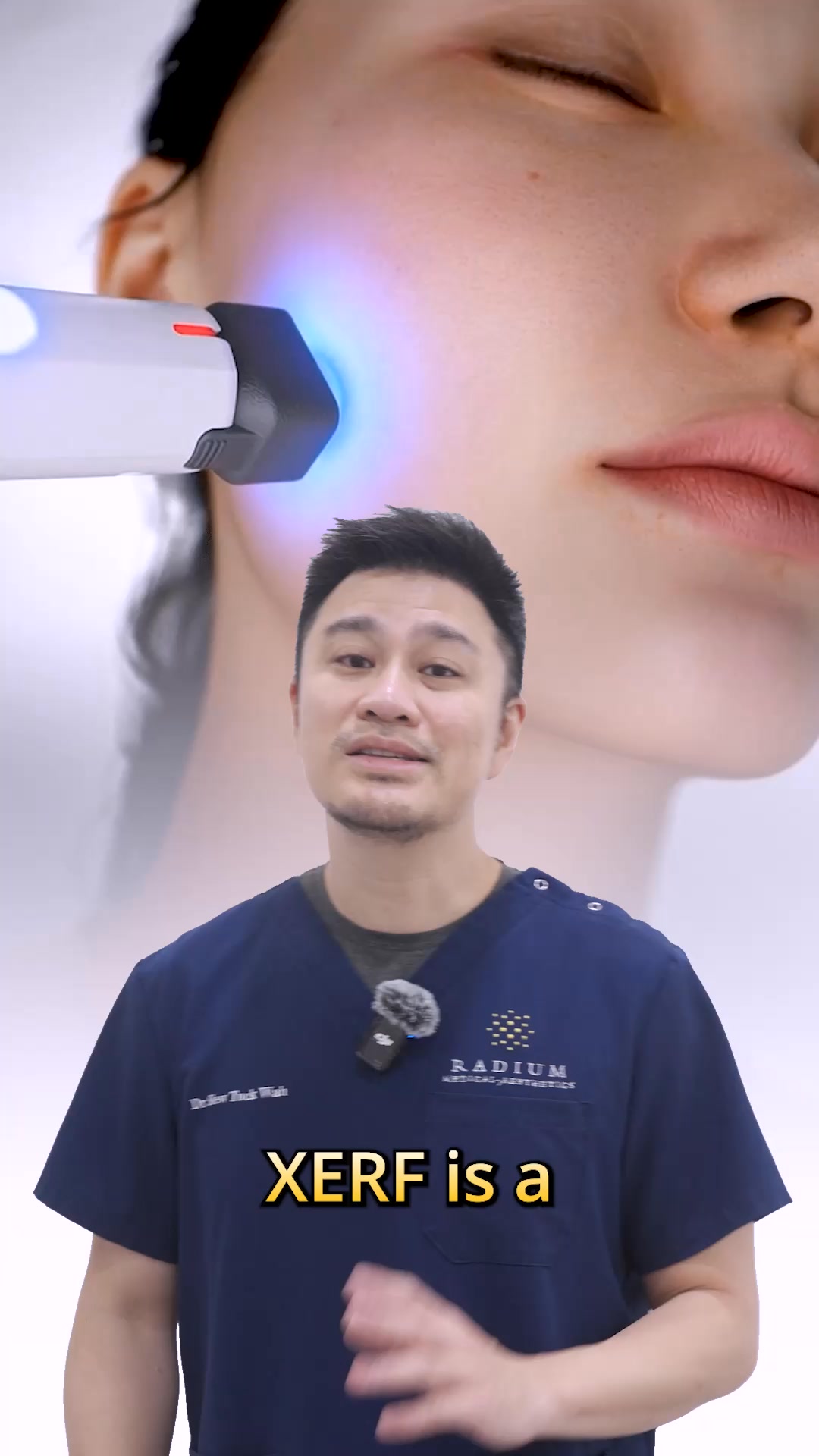 Radium Medical Aesthetics Facebook ad: Chat with us