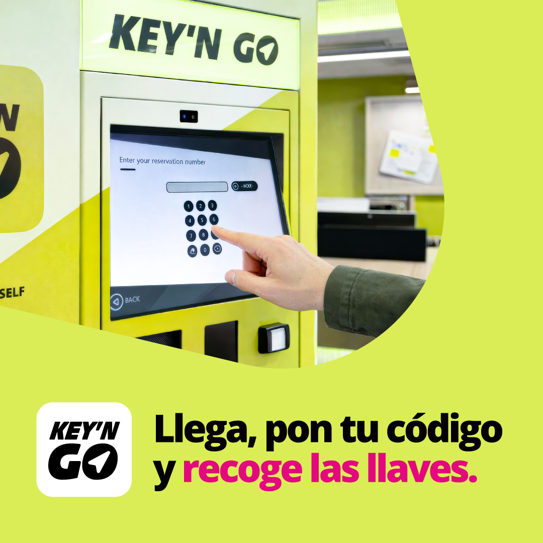 Goldcar Facebook ad: ¡Tus llaves están listas!