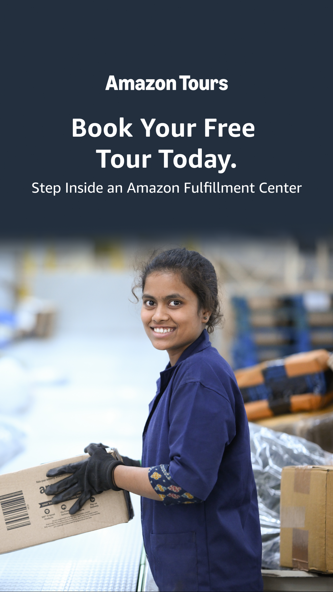 Amazon FC Tours Facebook ad