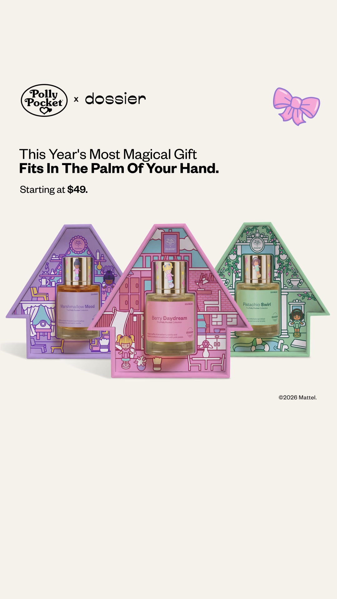 Dossier Facebook ad: Dossier x Polly Pocket Is Here