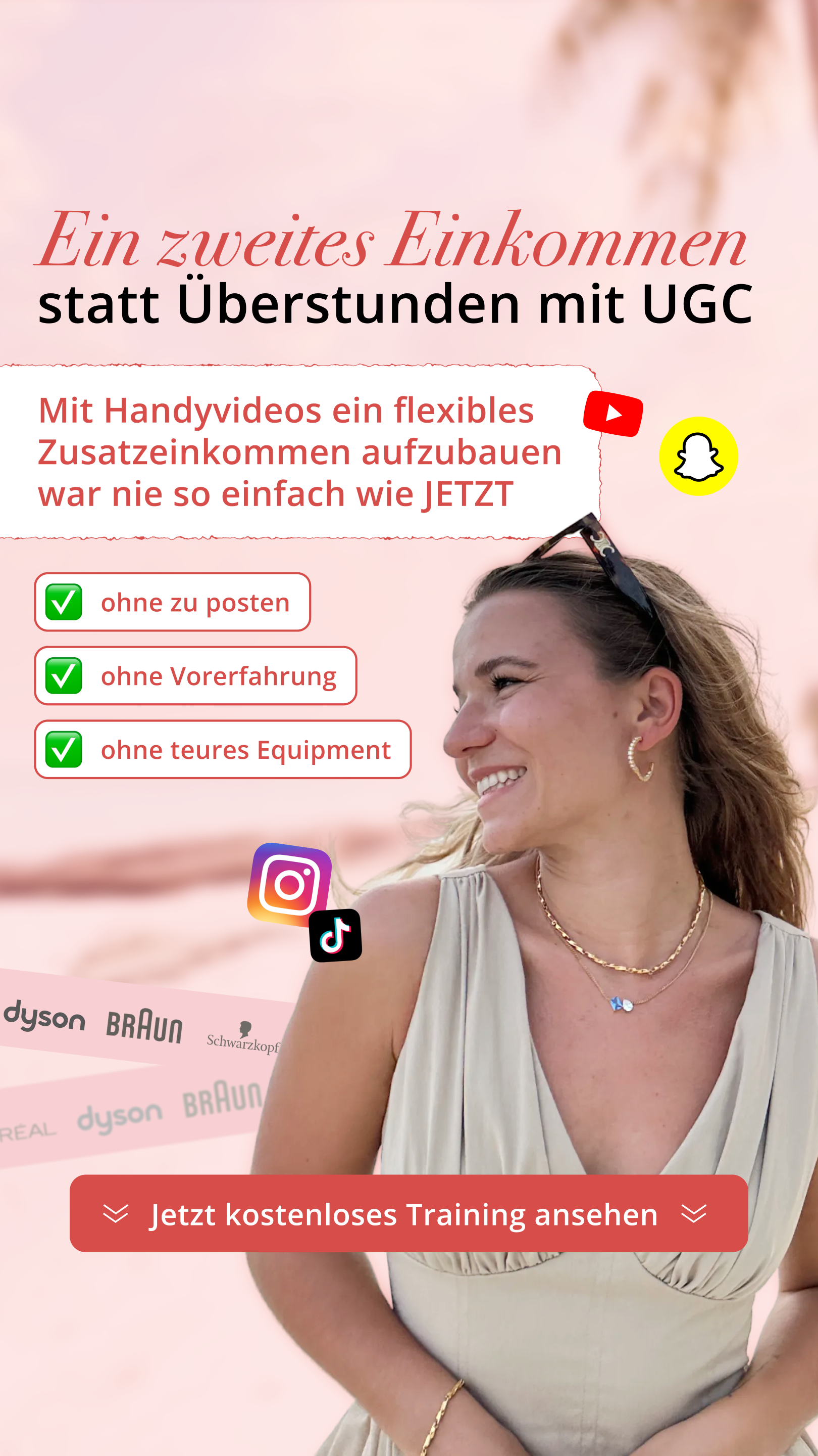 Alinas Creator Club Facebook ad