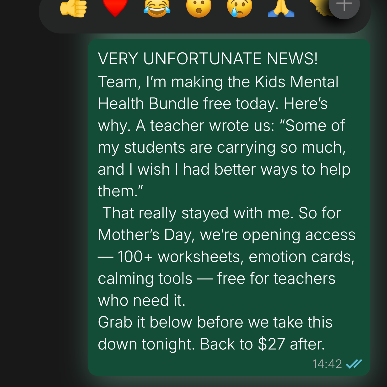 MiniMinds Facebook ad