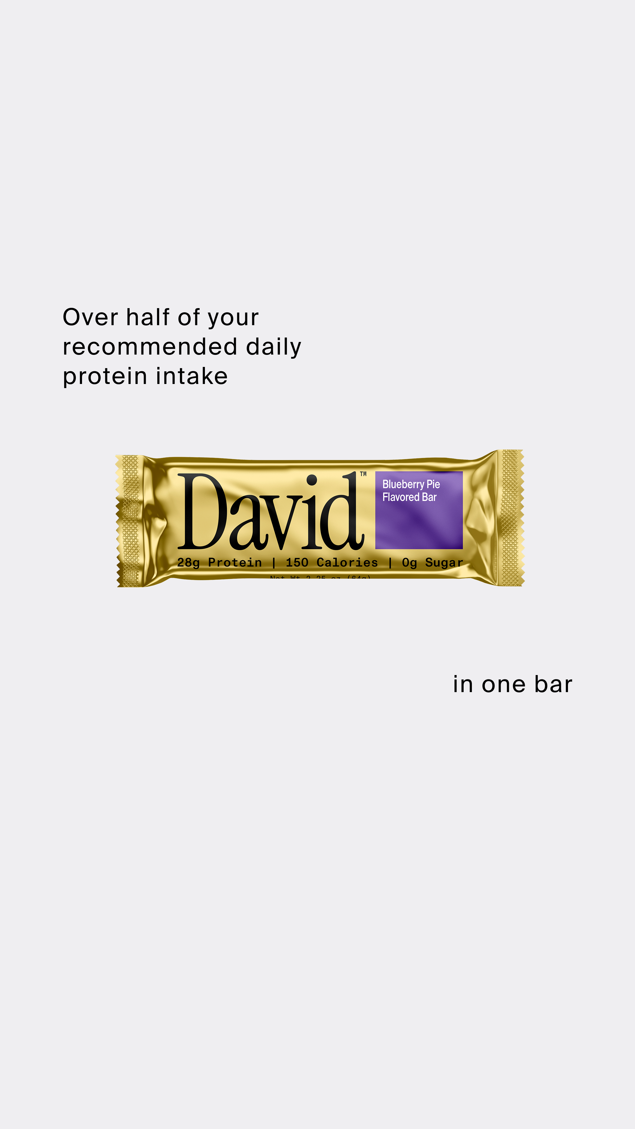 David Protein Facebook ad