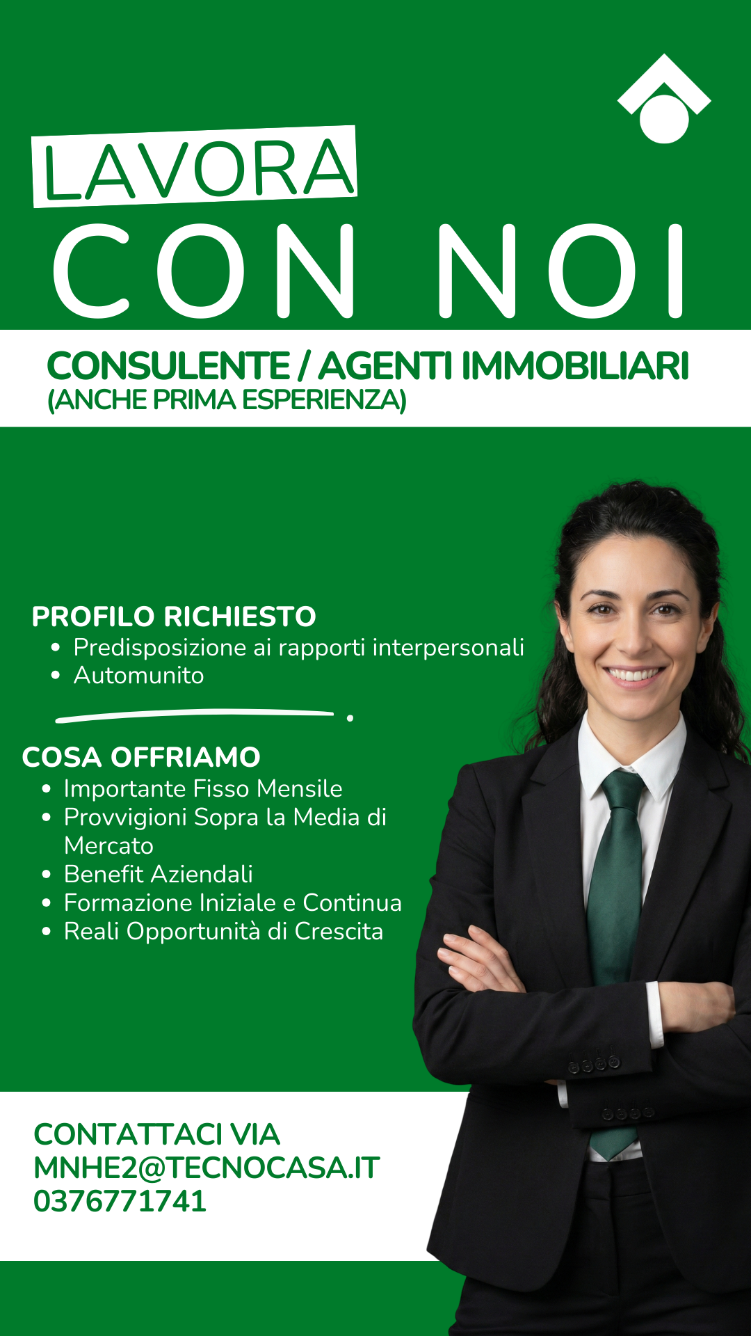 Agenzia Tecnocasa Castel Goffredo Facebook ad: Lavora con Noi!