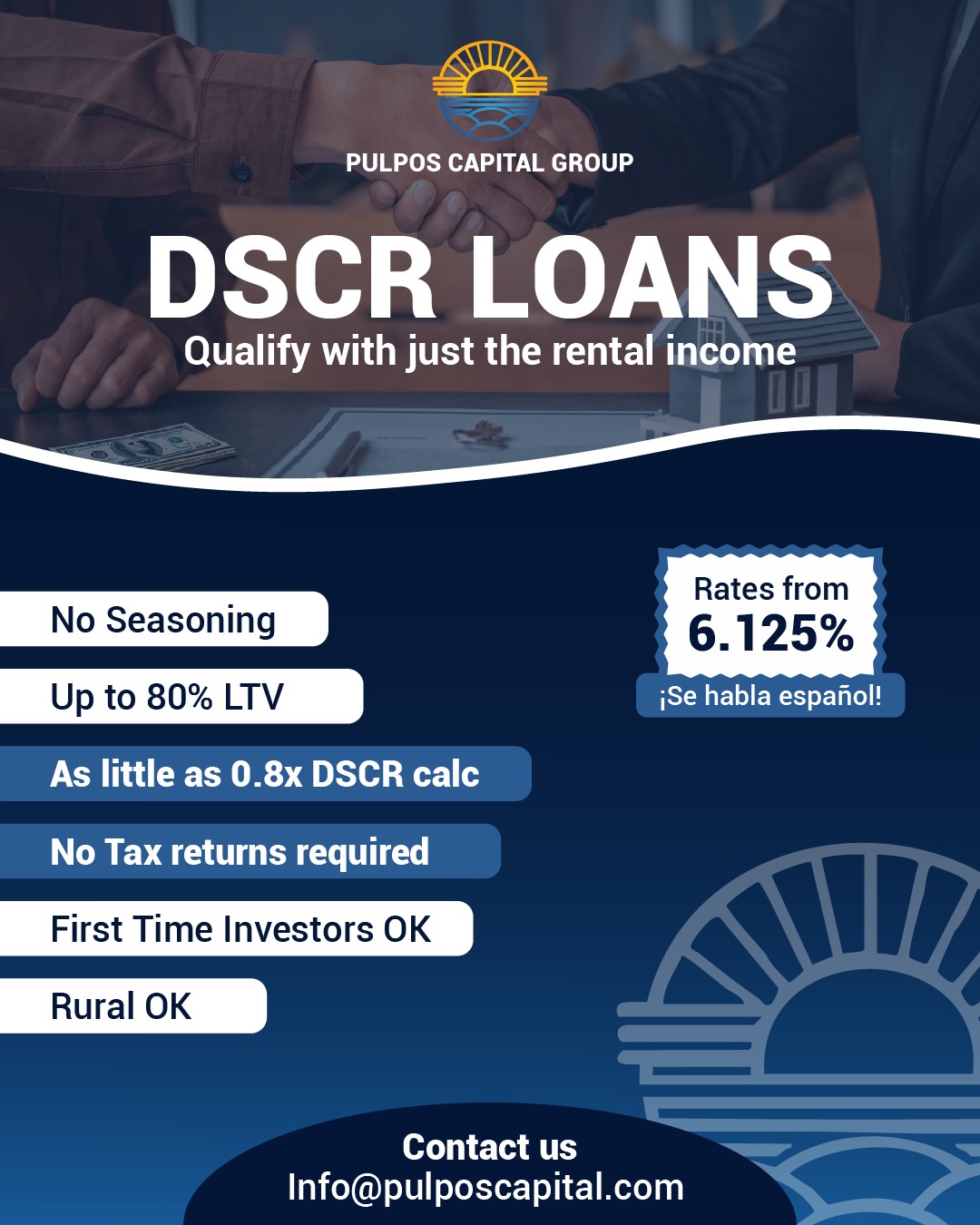 Pulpos Capital Group Facebook ad: DSCR Investor Loans