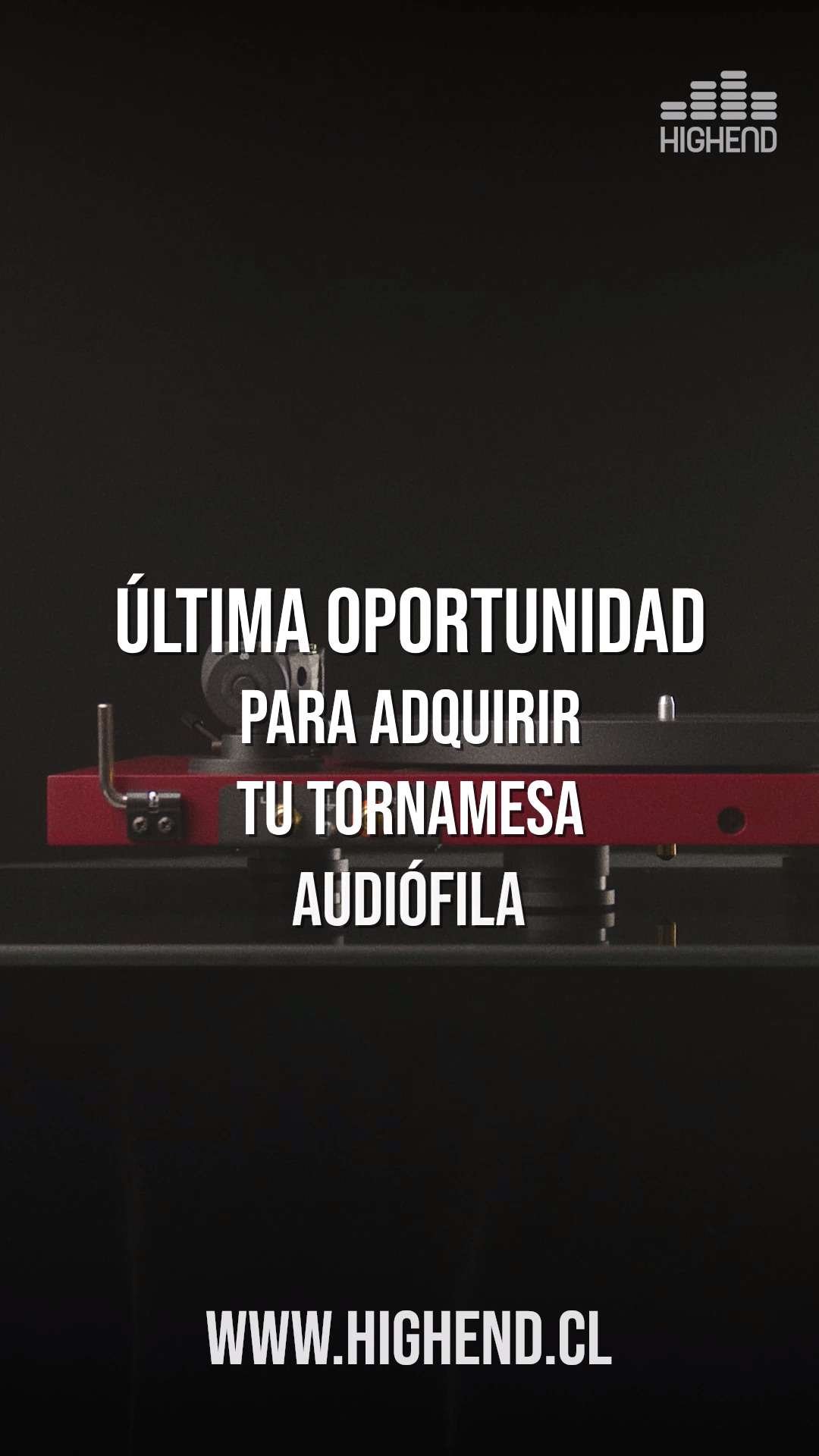 Highend Chile Facebook ad: Última oportunidad.