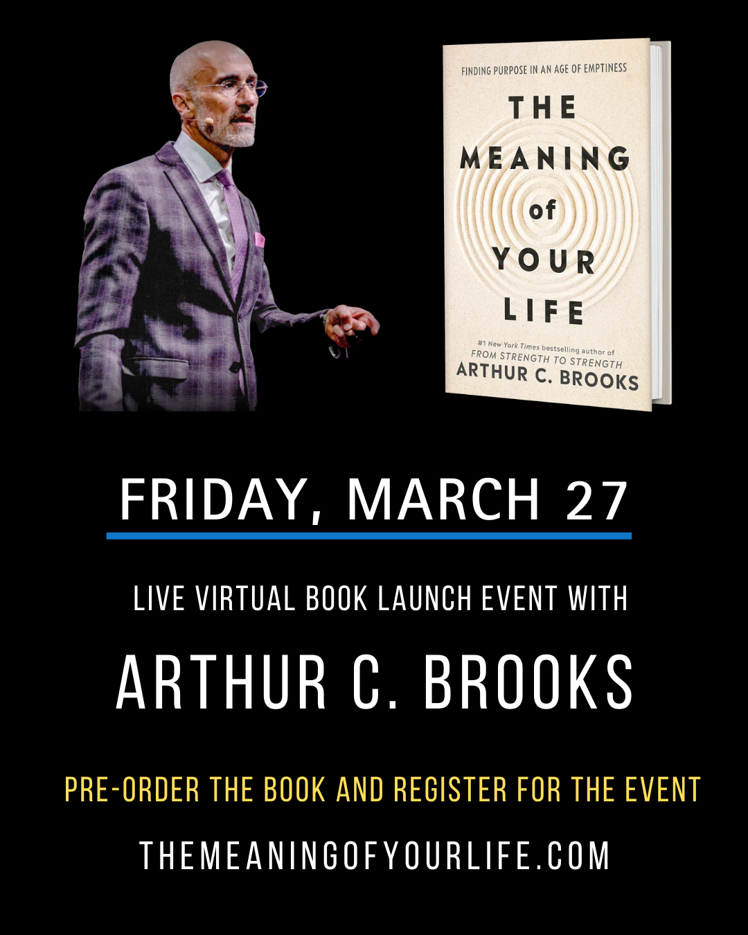 Arthur Brooks Facebook ad from Mar 23, 2026