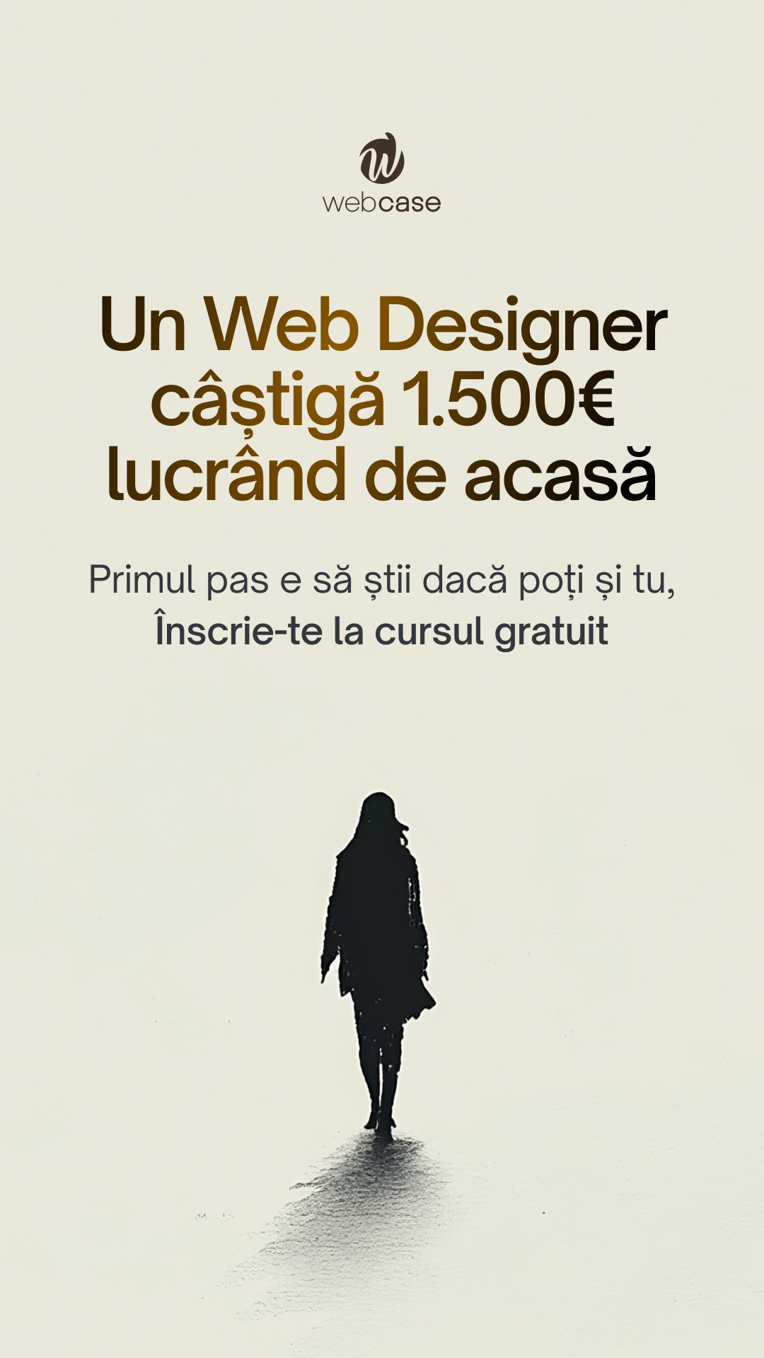 Webcase - Școală online de UI/UX design și Webflow Facebook ad from May 25, 2026