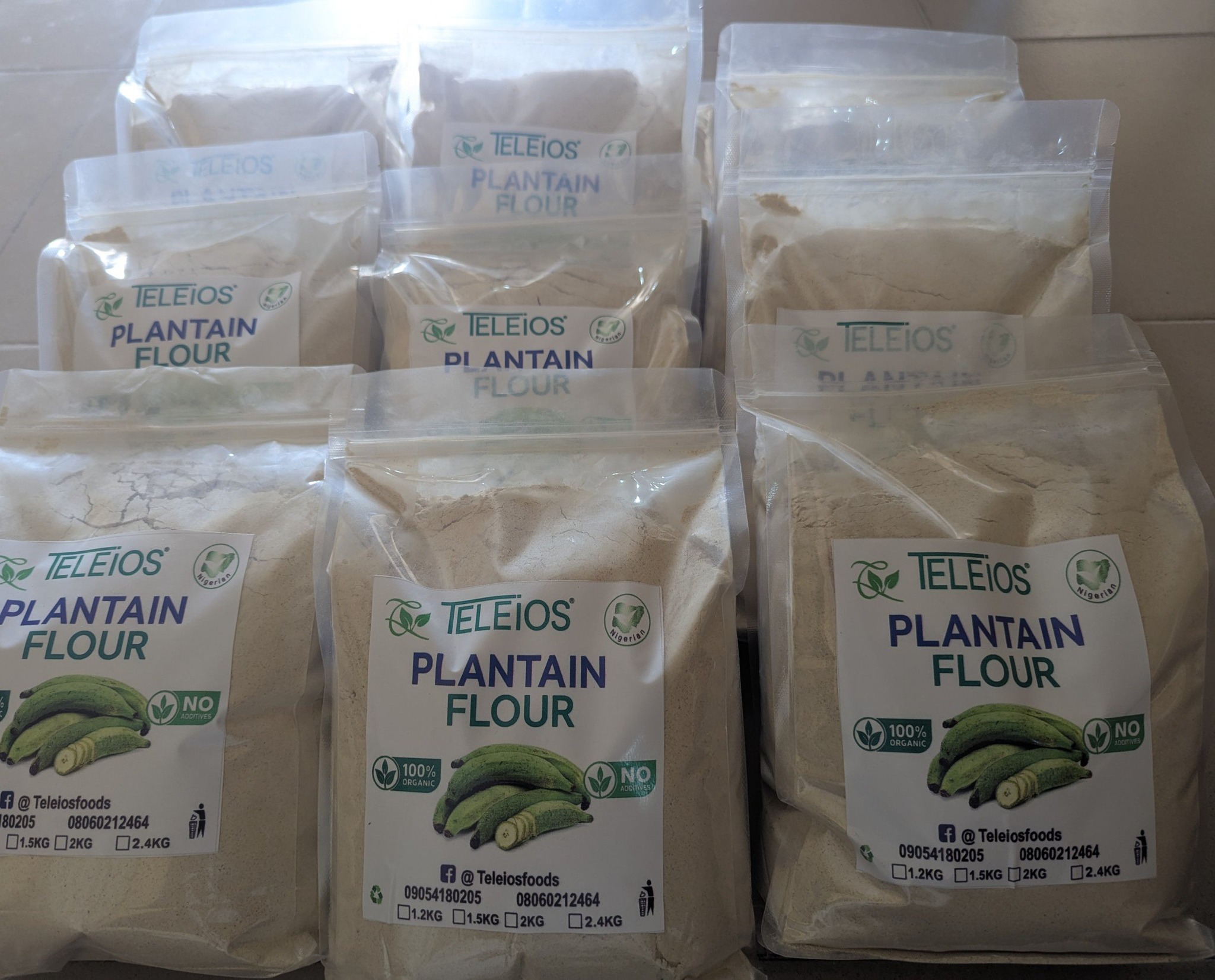 Eat and live healthy with Esther Facebook ad: Get this Premium Unripe Plantain Flour today and…