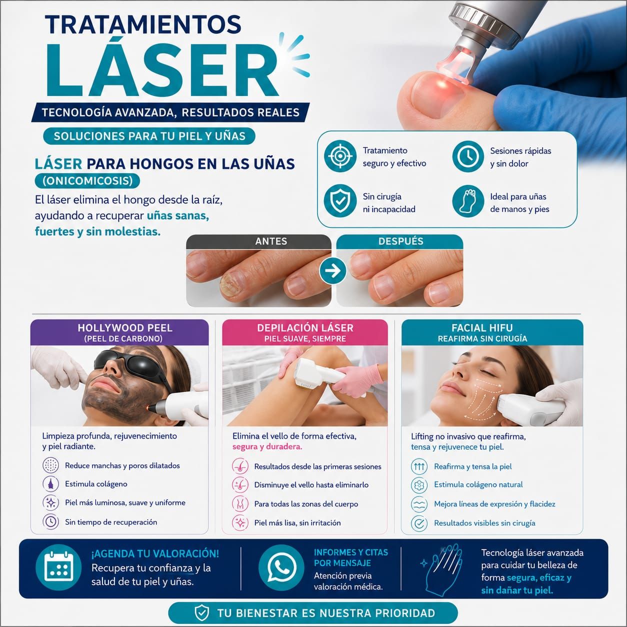 Derma Clean Facebook ad: Citas al 9211021528
