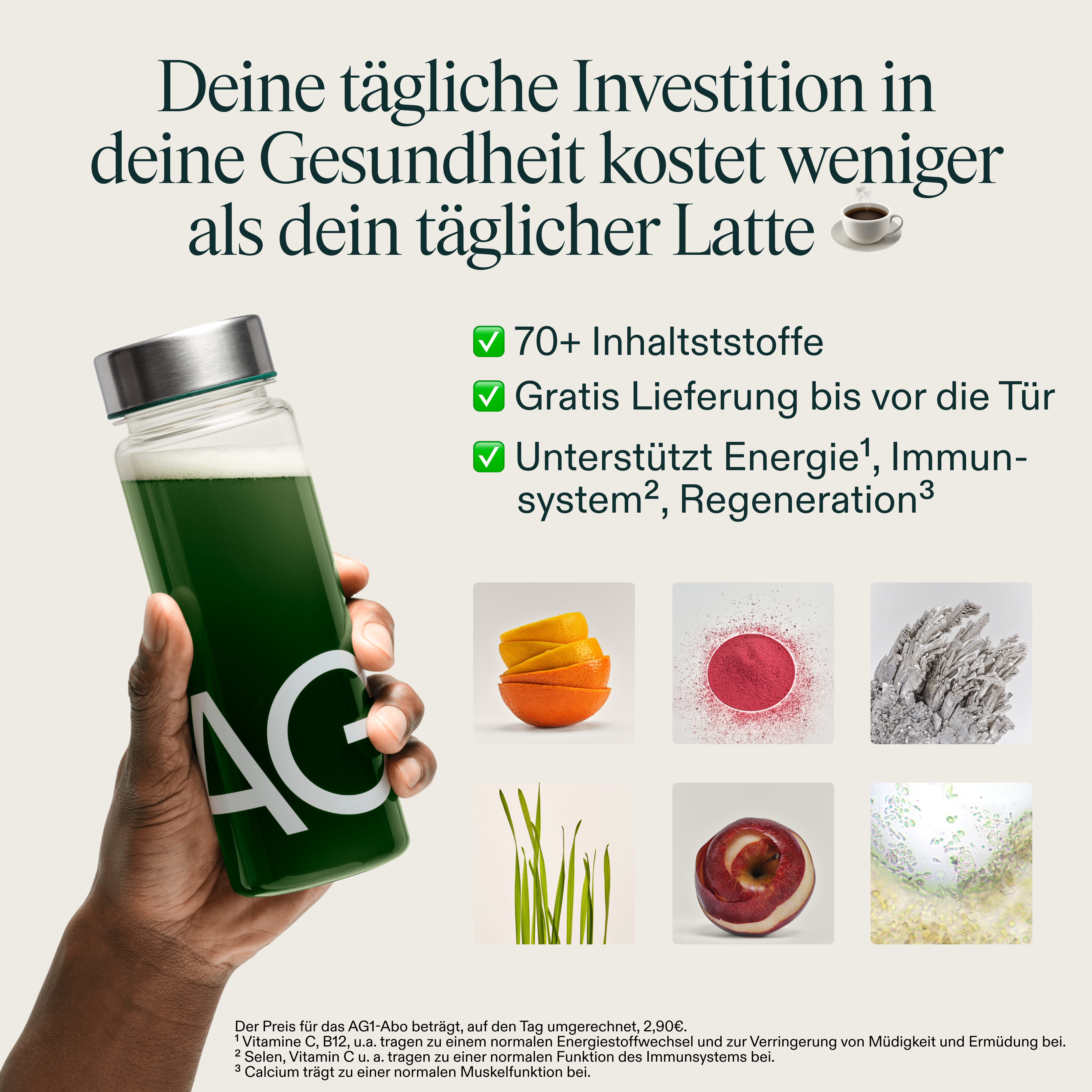 AG1 Deutschland Facebook ad