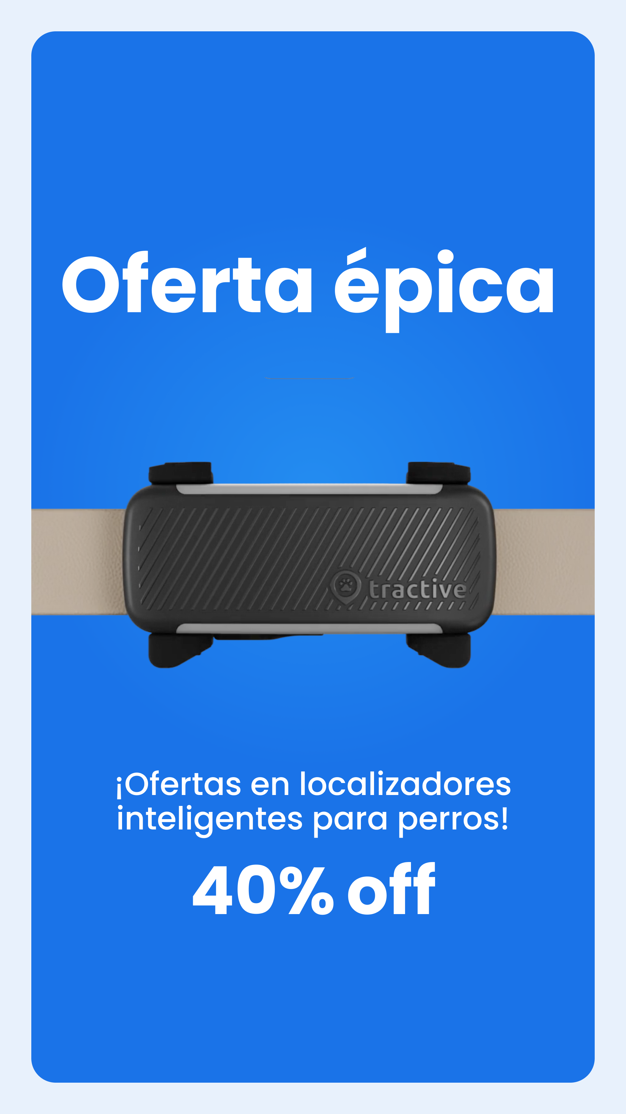 Tractive Facebook ad