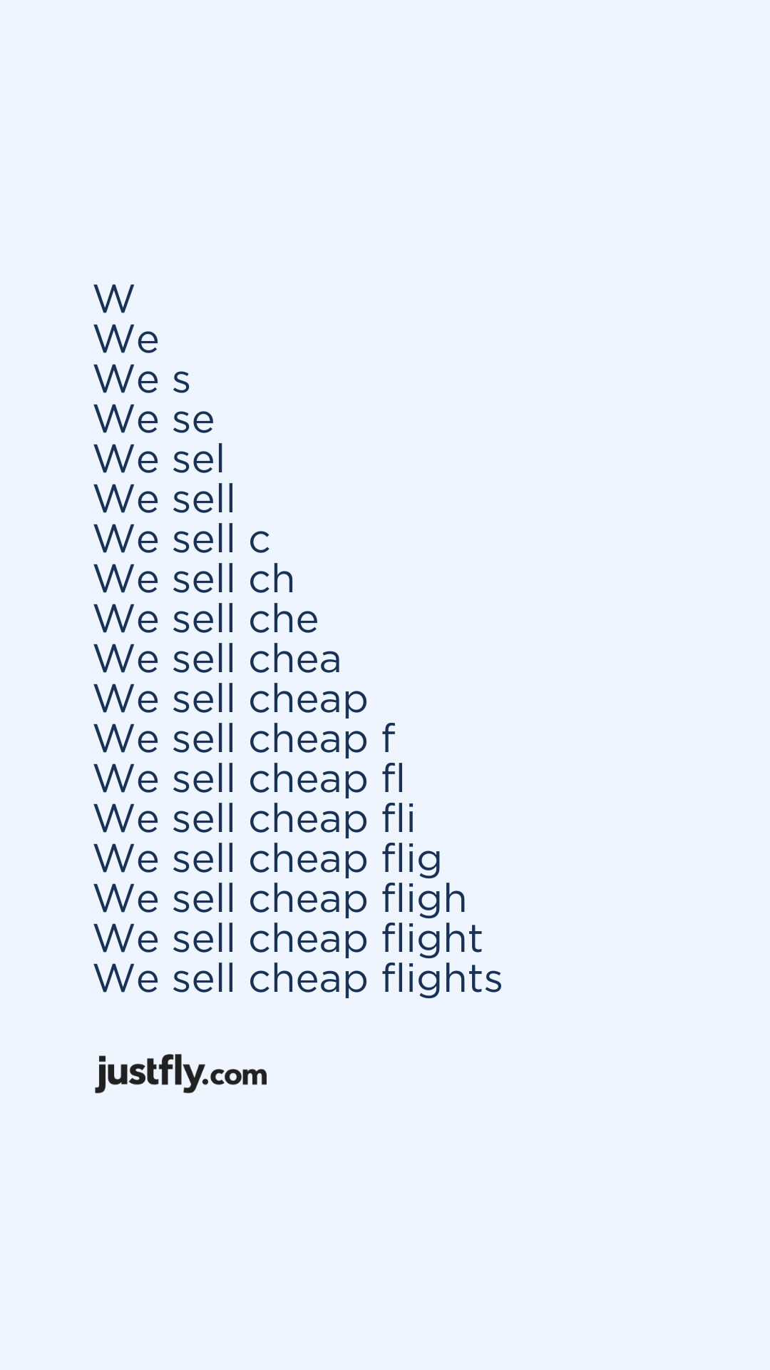 justfly.com Facebook ad: 136,000+ Reviews on Trustpilot