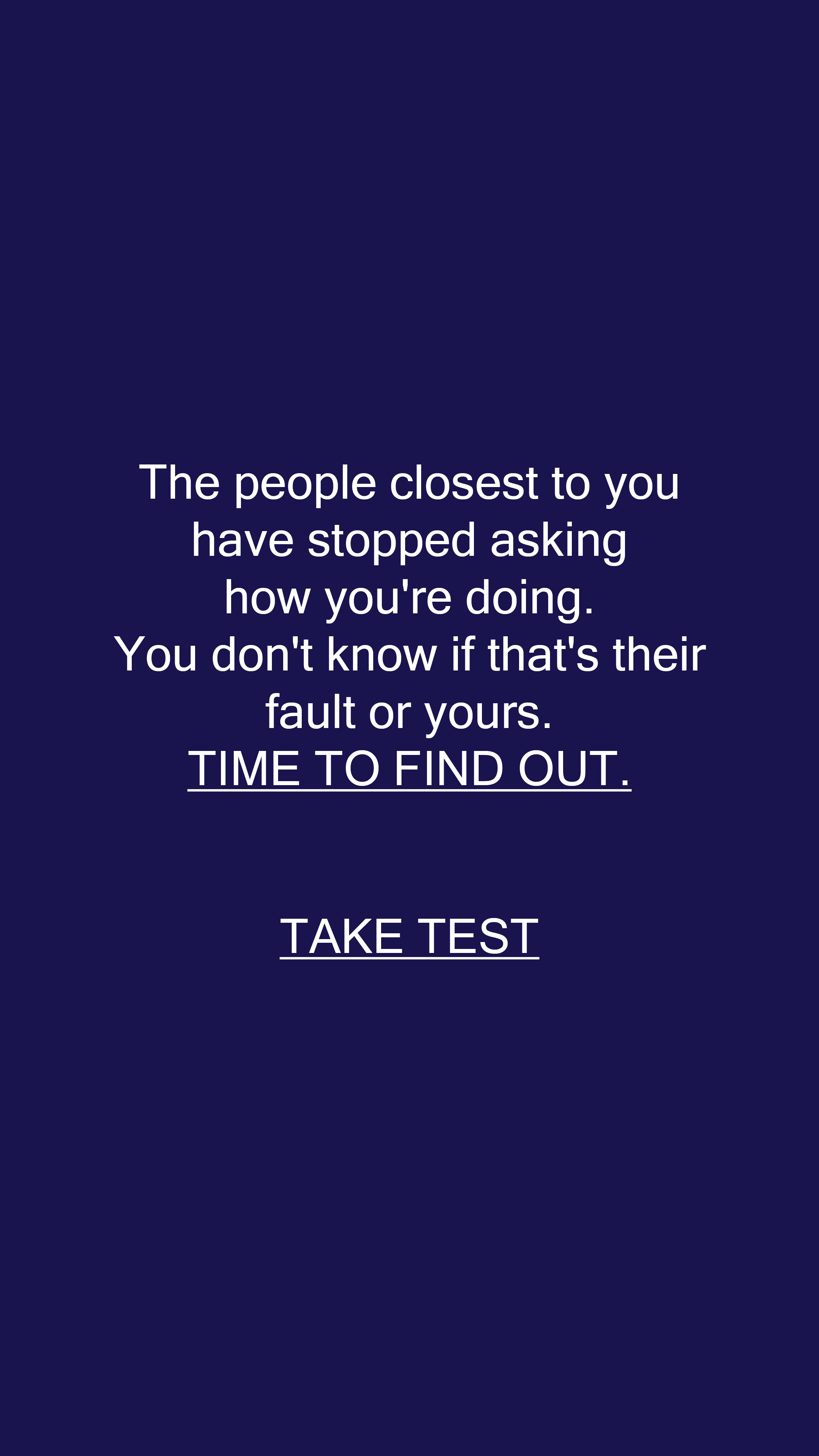 Personality Type Facebook ad