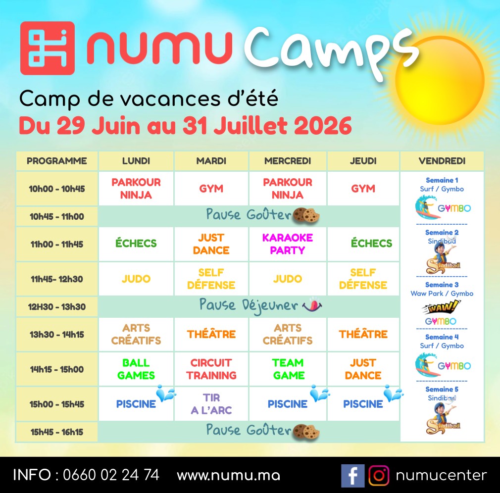Numucenter Facebook ad: Cet été, offrez à vos enfants des vacances…