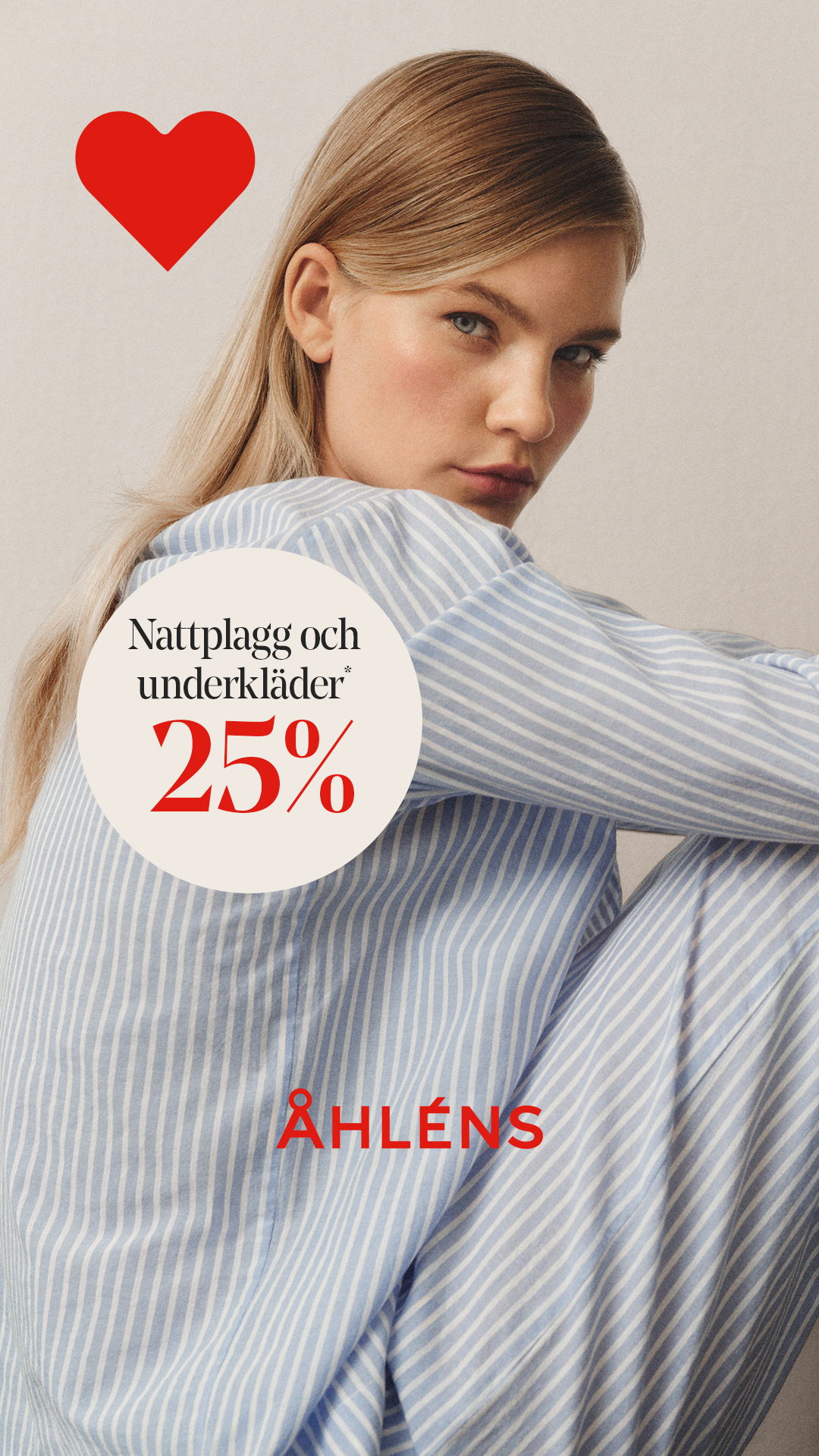 Åhléns Facebook ad