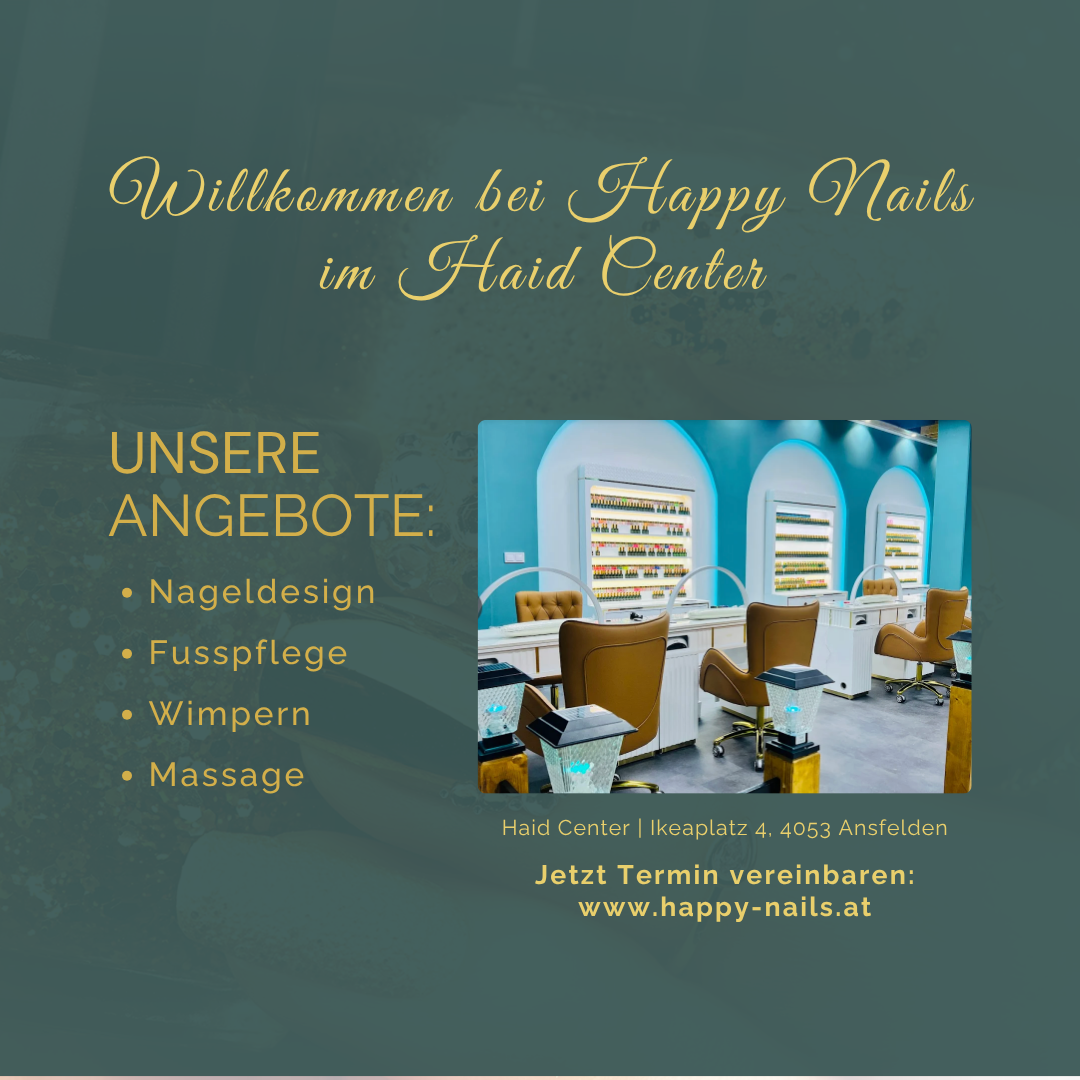 Happy Nails - Haid Center Nail shop - Wimpern Facebook ad