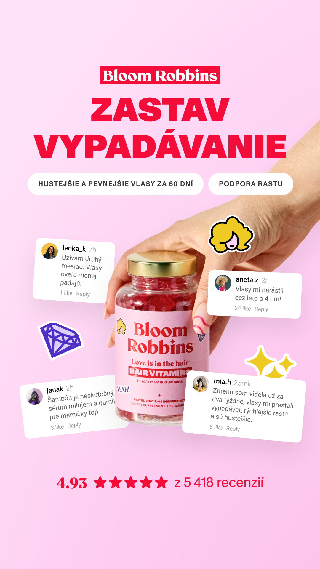Bloom Robbins SK/CZ Facebook ad