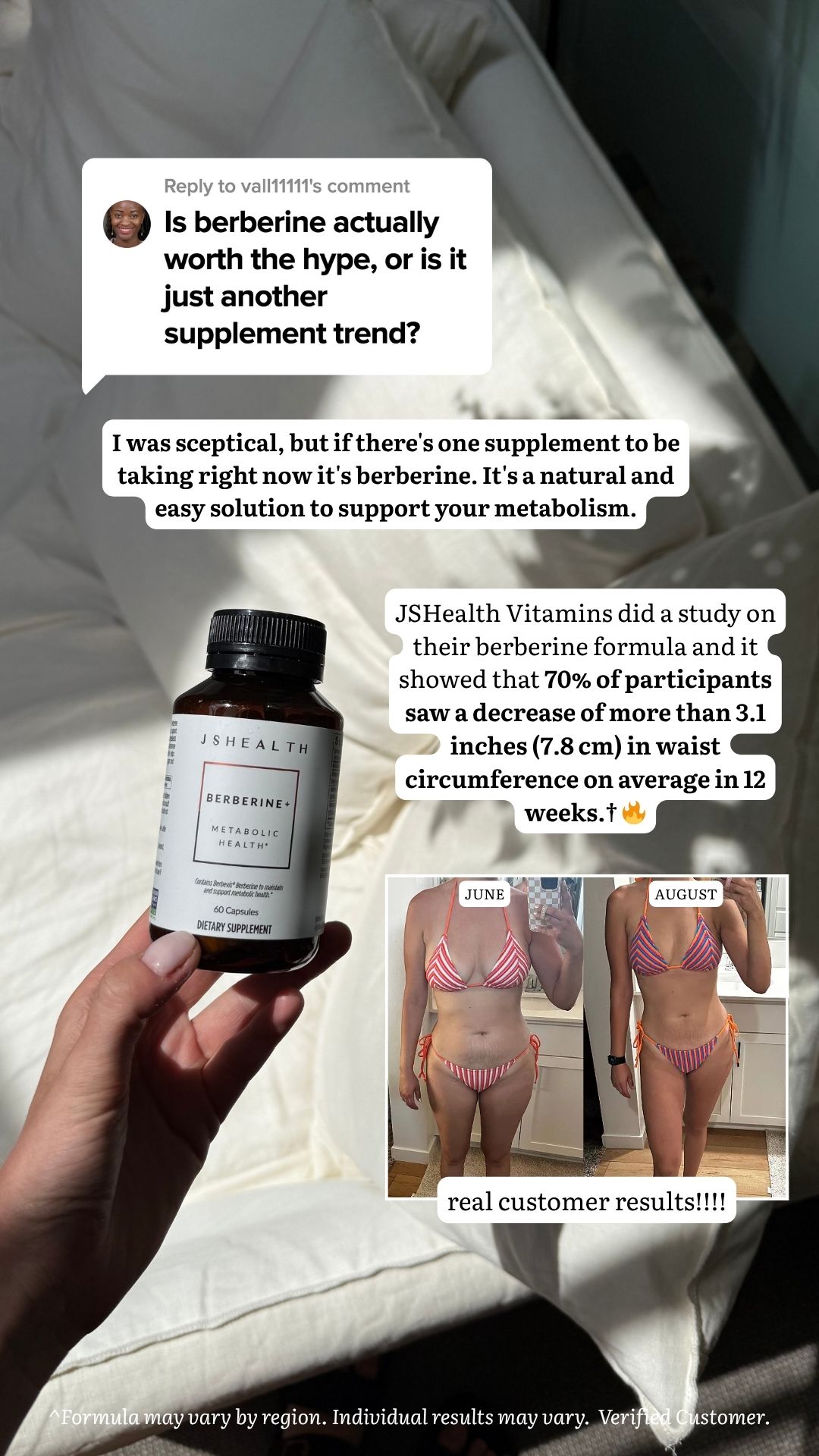 JSHealth Vitamins Berberine+ Facebook ad