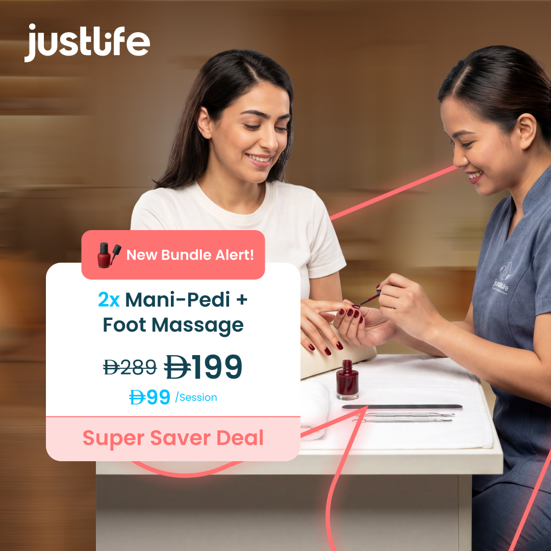 Justlife UAE Facebook ad
