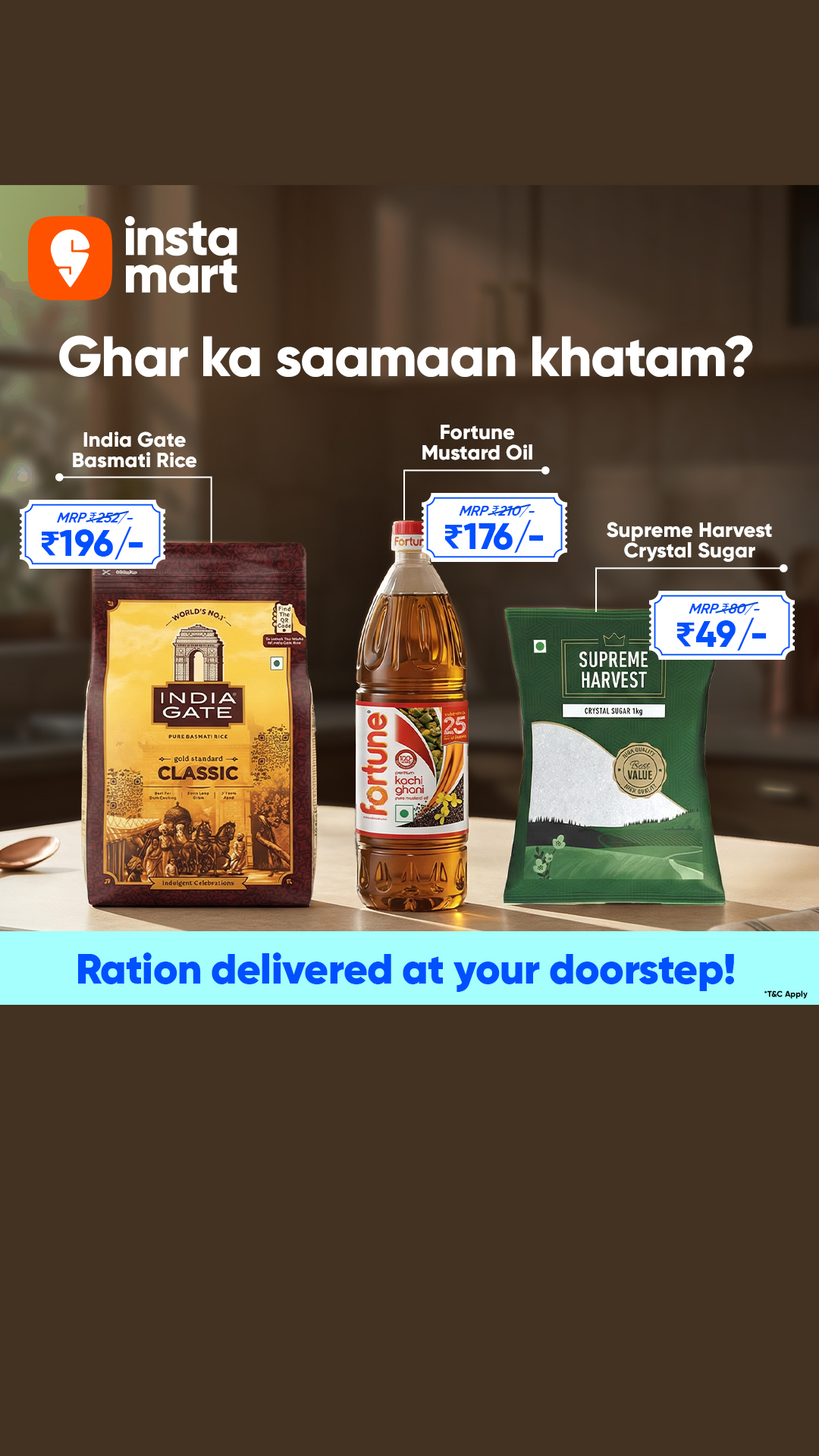 Swiggy Instamart Facebook ad