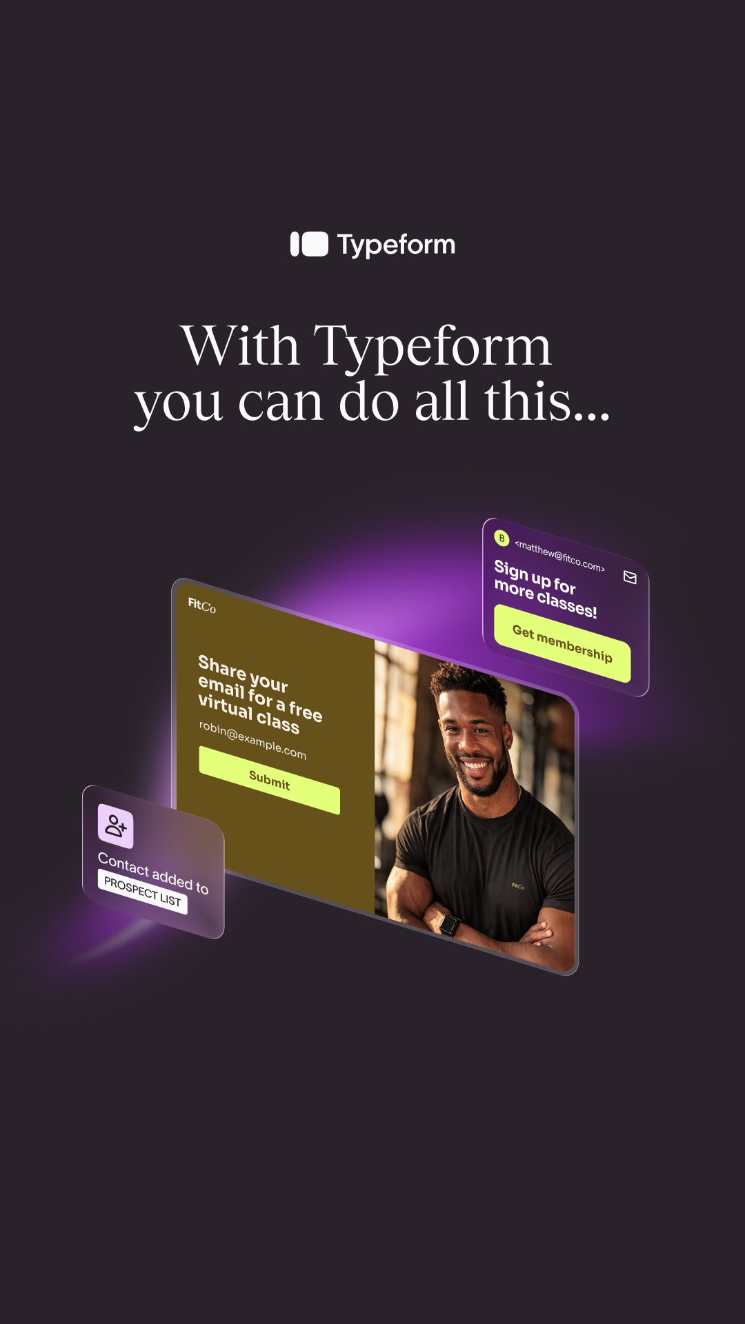 Typeform Facebook ad