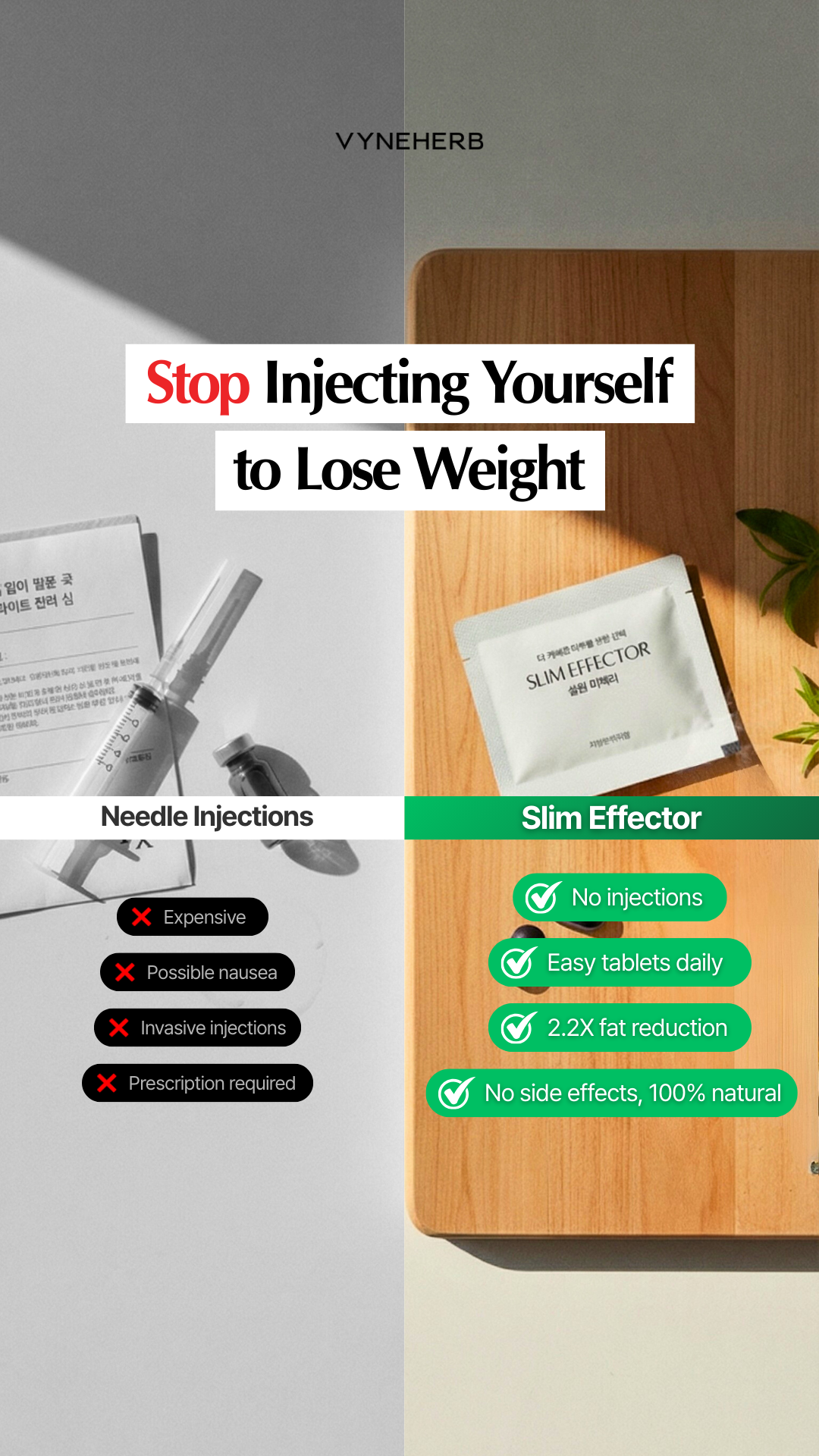 Vyneherb Facebook ad